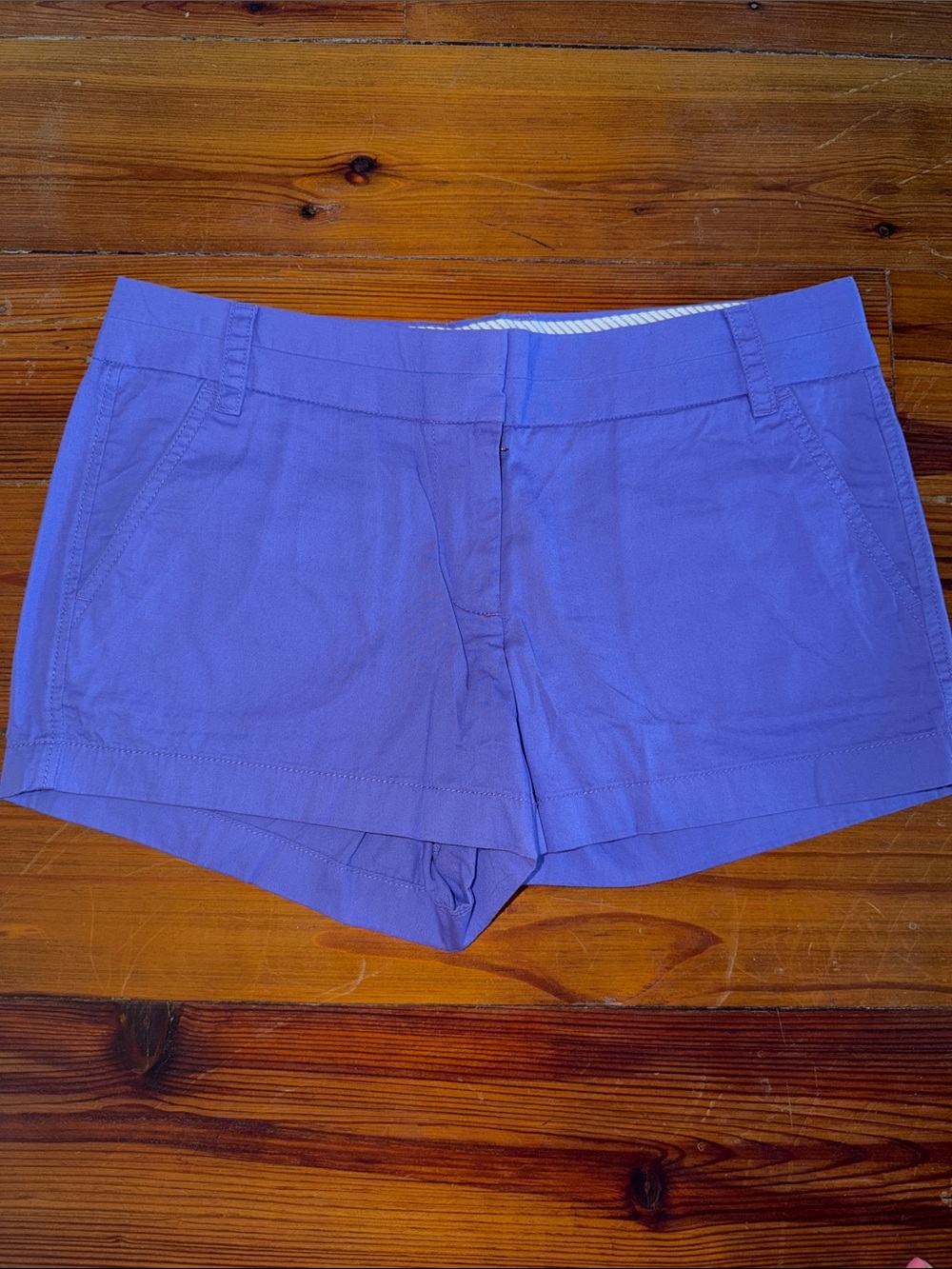 J. Crew Purple 6 Chino Shorts cotton
